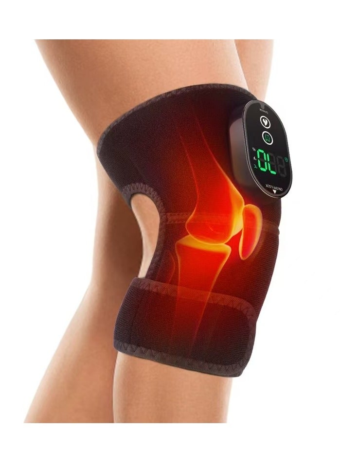 Smart Touch Screen Wireless Heating Knee Massager, Timed Knee Heating Pad, Portable Knee Shoulder And Elbow 3-in-1 Heating Vibration Massager, Relieve Joint Pain and Pressure (single) - Image 2