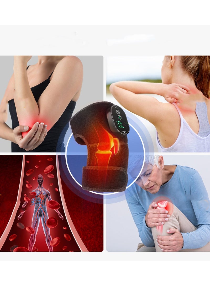 Smart Touch Screen Wireless Heating Knee Massager, Timed Knee Heating Pad, Portable Knee Shoulder And Elbow 3-in-1 Heating Vibration Massager, Relieve Joint Pain and Pressure (single) - Image 3