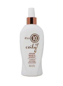 It's a 10 Haircare Coily Collection Miracle Leave-In 10 Ounce, Yellow  - Image 1
