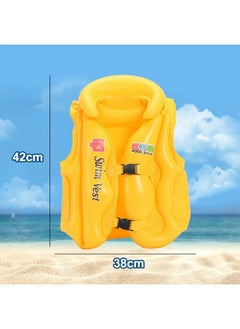 Generic Kids Inflatable Swim Vest Jacket - Life Saving Life Guard for Kids Survival Suit Child Life Vest Children Life Jacket Water Sport Kids Life Vest for 3 to 6 Year  - Image 1