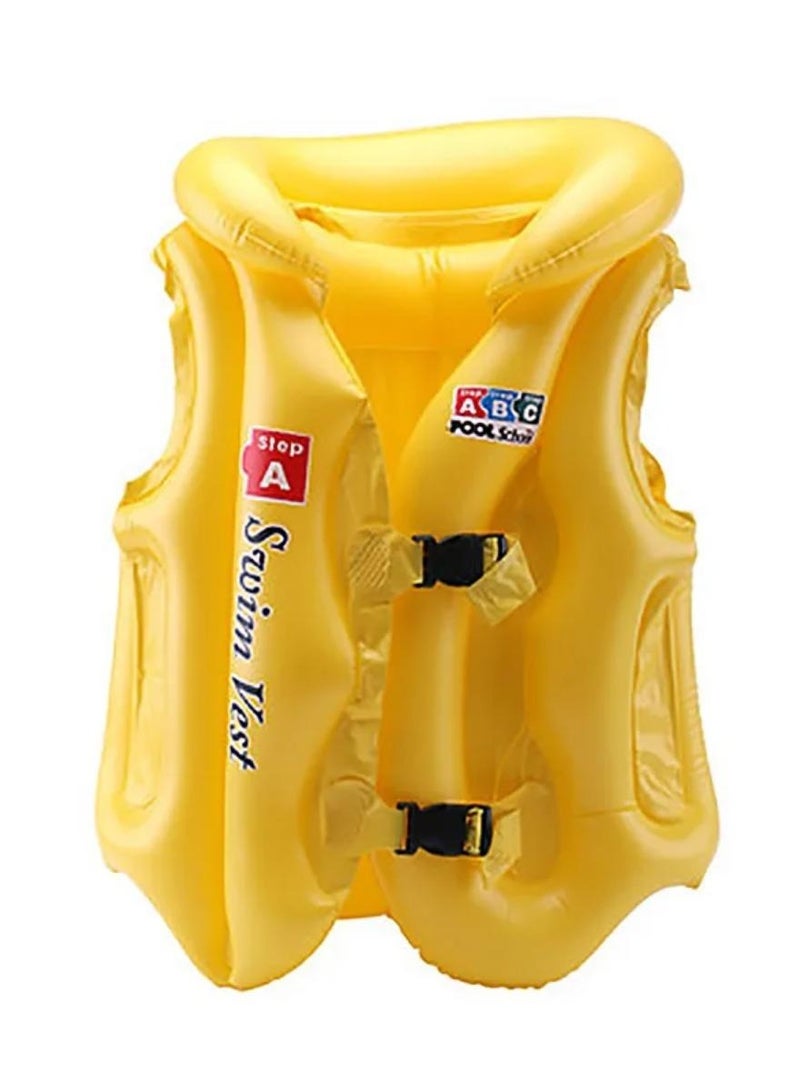 MUMS PLANET Kids Inflatable Swim Vest Jacket - Life Saving Life Guard for Kids Survival Suit Child Life Vest Children Life Jacket Water Sport Kids Life Vest for 3 to 6 Year-Children's floats - life jacket - Image 1