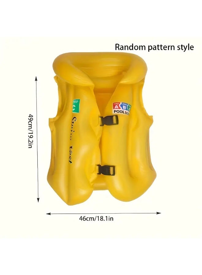 MUMS PLANET Kids Inflatable Swim Vest Jacket - Life Saving Life Guard for Kids Survival Suit Child Life Vest Children Life Jacket Water Sport Kids Life Vest for 3 to 6 Year-Children's floats - life jacket - Image 2