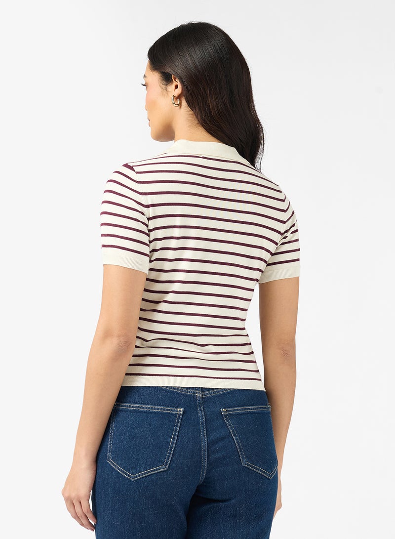 VERO MODA Vmsilje Short Sleeve Poloneck Pullover Sweater - Image 2