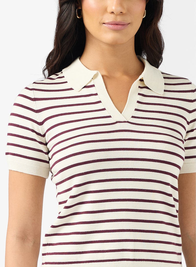 VERO MODA Vmsilje Short Sleeve Poloneck Pullover Sweater - Image 3