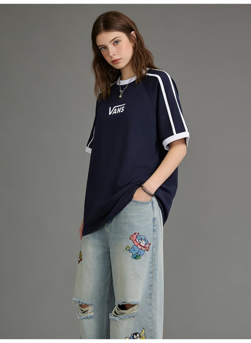 فانز VANS شعار كلاسيكي فضفاضة الأكمام القصيرة تي شيرت - Image 1