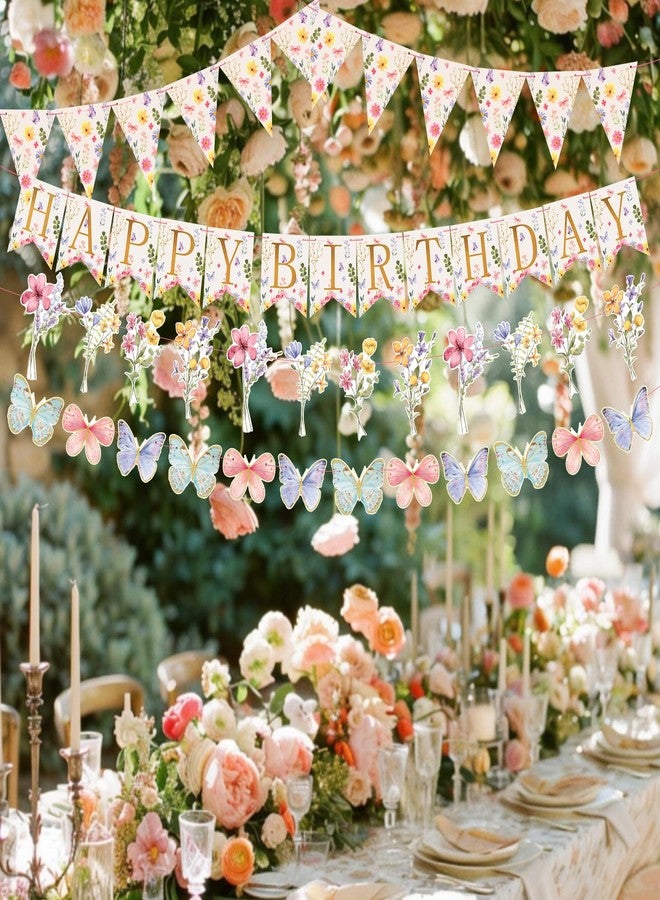 Homarkable Flower Party Decorations, Flower Birthday Decorations 5Pcs - Image 3