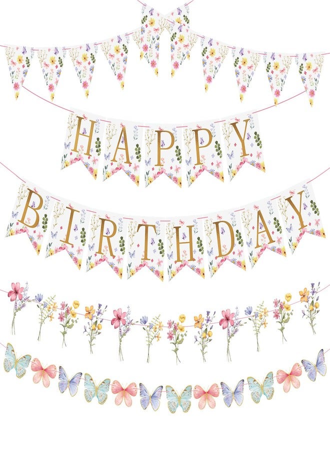 Homarkable Flower Party Decorations, Flower Birthday Decorations 5Pcs - Image 1