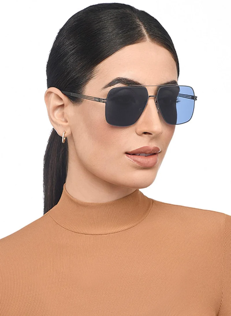VINCENT CHASE Unisex UV Protection Square Sunglasses - VC S15741 - Lens Size: 61 Mm