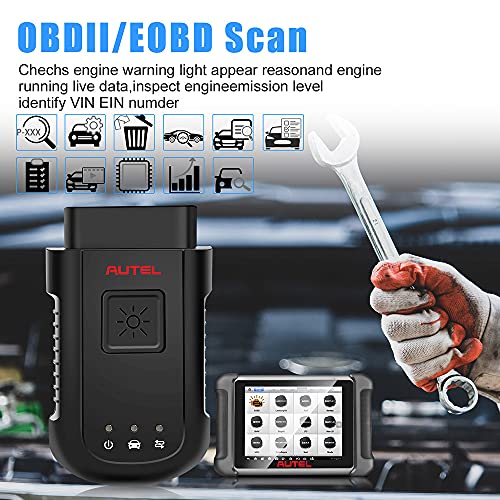 Autel محول بلوتوث مدمج Autel MaxiSYS VCI100، واجهة اتصال المركبات Maxivci V100، واجهة تشخيص لاسلكية، موصل تشخيص المركبات يدعم ماسح Autel MS906BT MK906BT - Image 3