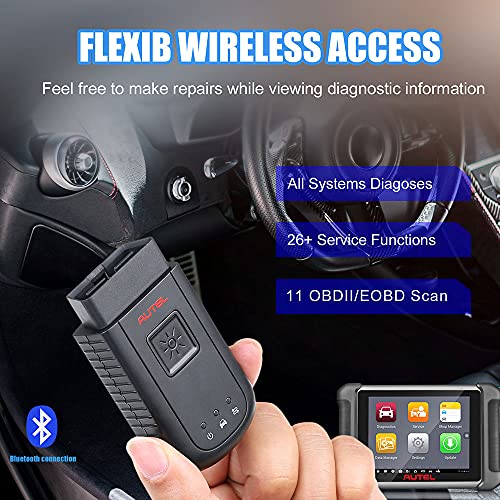 Autel محول بلوتوث مدمج Autel MaxiSYS VCI100، واجهة اتصال المركبات Maxivci V100، واجهة تشخيص لاسلكية، موصل تشخيص المركبات يدعم ماسح Autel MS906BT MK906BT - Image 4
