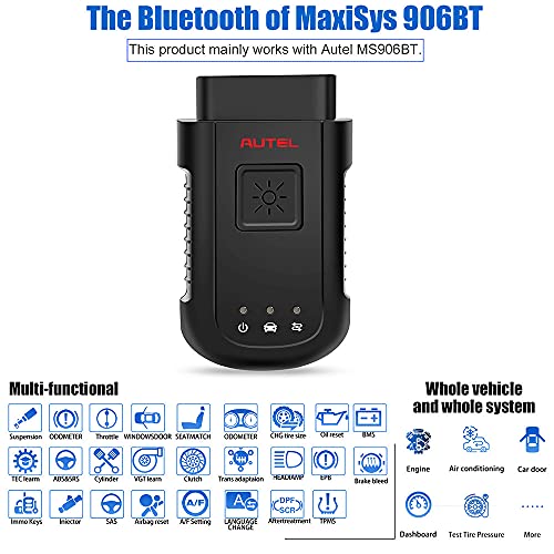 Autel محول بلوتوث مدمج Autel MaxiSYS VCI100، واجهة اتصال المركبات Maxivci V100، واجهة تشخيص لاسلكية، موصل تشخيص المركبات يدعم ماسح Autel MS906BT MK906BT - Image 2
