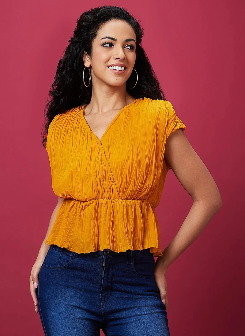 جلو باص بلوزة جلوبس نسائية بتصميم ذاتي بياقة بيبلوم