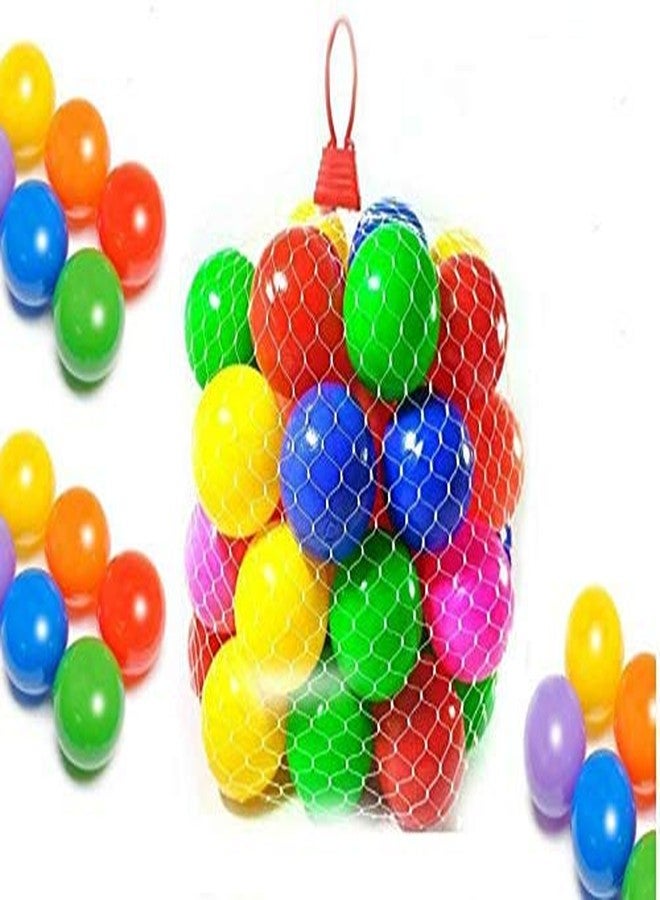SELLMONK Baby Kids Play Medium Size Soft Plastic Non Toxic Balls for Kids 1 Year Old Girls (25 Balls) - Image 2