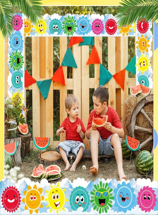 Yexiya 65.6 ft Colorful Sun Bulletin Board Borders Spring Summer Sunshine Border Trim Sun Paper Cutouts Classroom Decorations for Preschool Chalkboard Desks Windows Doors Party Gifts Favors Supplies - Image 5