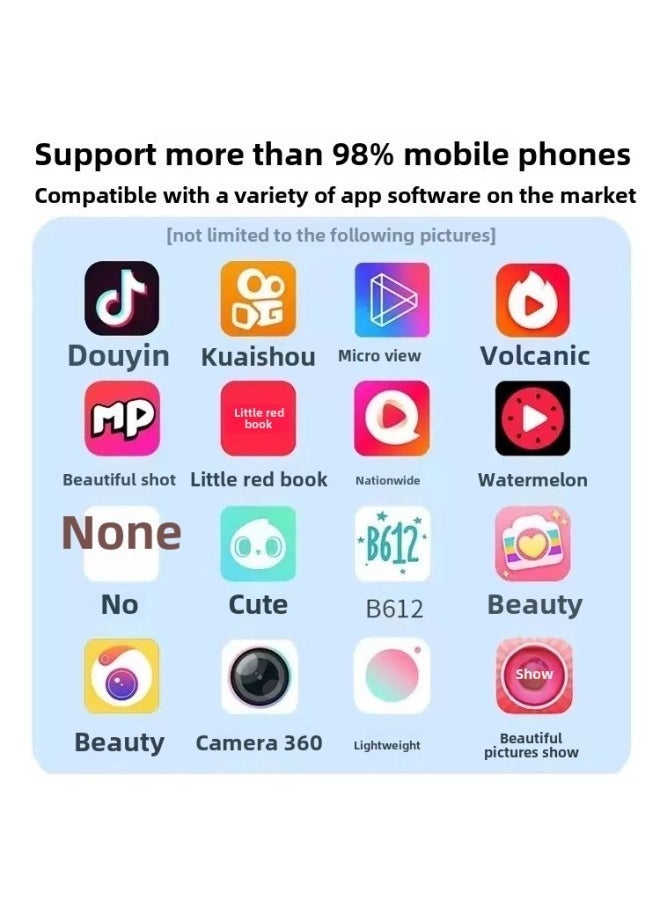 Video Controller Brush Tremolo Page Turning Artifact Novel Stroke Screen Mobile Phone Bluetooth Photo Remote Control-Color:Remote Control Artifact [light Sea Blue] - Universal For Apple/android - Image 4