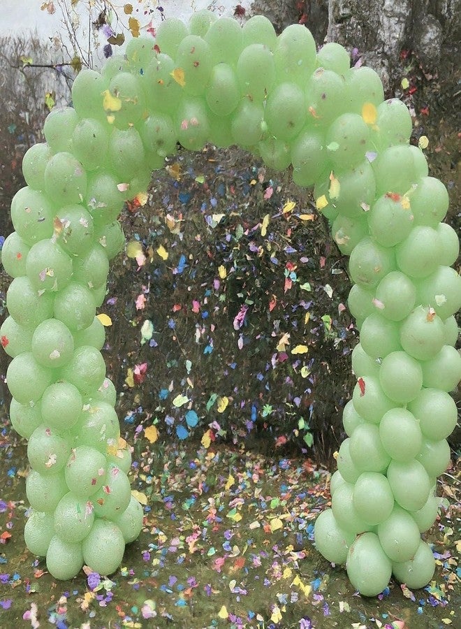 AMFIN بالونات زينة عيد ميلاد بألوان الباستيل من أمفين (عبوة من 50 بالونًا) - أخضر - Image 5