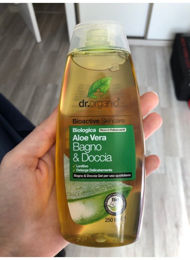 dr.organic Dr. Organic Bioactive Skincare Aloe Vera Body Wash 250ml - Image 2