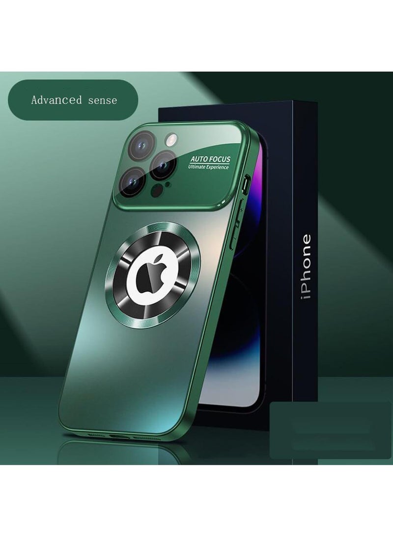 Y&D Applicable To Apple 15plus Matte Standard Leakage Magnetic Large Window Mirror Mobile Phone Protective Case - Image 4