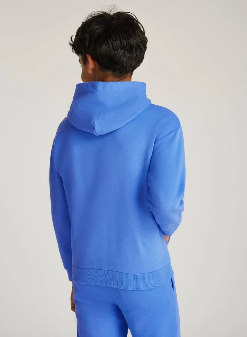 Tommy Hilfiger Blue Spell Unisex Logo Hoodie  | Best Price UAE