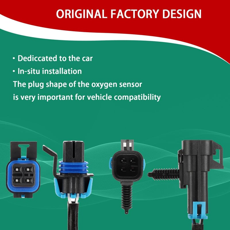 NECATUO 234-4018 234-4337 Downstream Upstream O2 Oxygen Sensor Set of 4 for Chevy Vehicles - Image 3