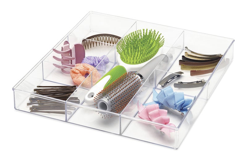 Whitmor 6-Section Clear Drawer Organizer - Image 3