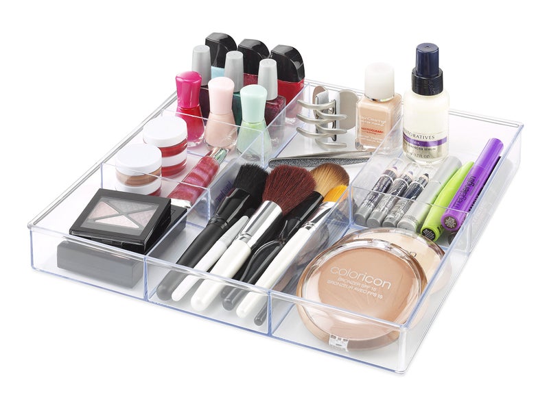 Whitmor 6-Section Clear Drawer Organizer - Image 2