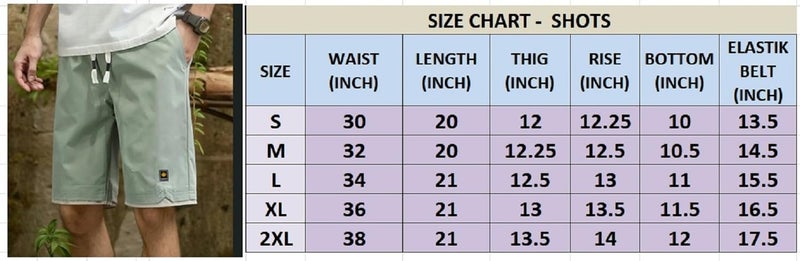 Lymio Men Shorts || Men Shorts Cotton Casual (Shorts-37-Grey-S) - Image 2