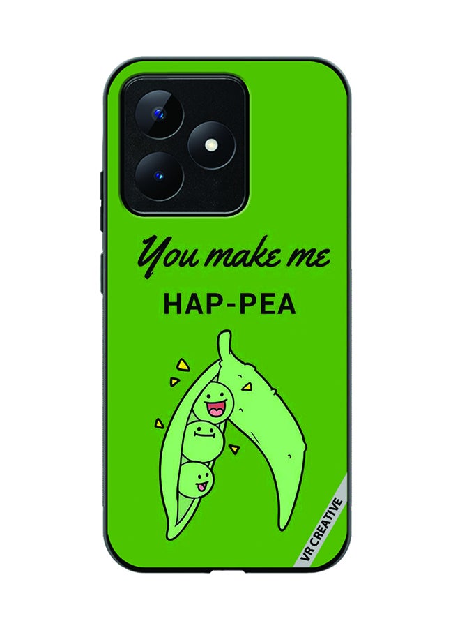 VR CREATIVE Protective Case Cover For Realme C53 You Make Me Happy Design Multicolour - Image 1