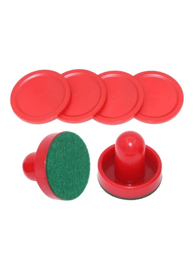 8pcs/set Standard Plastic Air Hockey Pushers And Pucks Replacement
