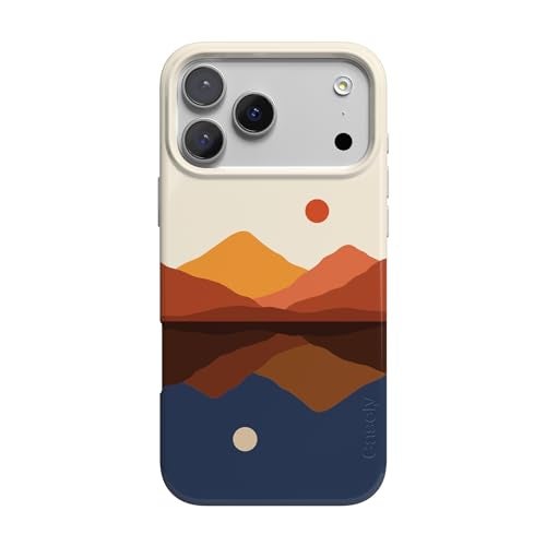 Casely iPhone 17 Pro Case | Opposites Attract | Day & Night Mountains | Compatible with MagSafe | Classic Ultra Slim Design - Image 1