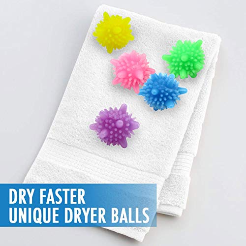 GoldPaddy Washer Balls,Reusable Tangle-Free Eco-Friendly Laundry Scrubbing Balls,Solid Colorful Laundry Washing Balls Enhance Your Machine Cleaning Power (15 Pcs) - Image 3