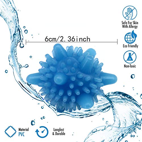 GoldPaddy Washer Balls,Reusable Tangle-Free Eco-Friendly Laundry Scrubbing Balls,Solid Colorful Laundry Washing Balls Enhance Your Machine Cleaning Power (15 Pcs) - Image 2