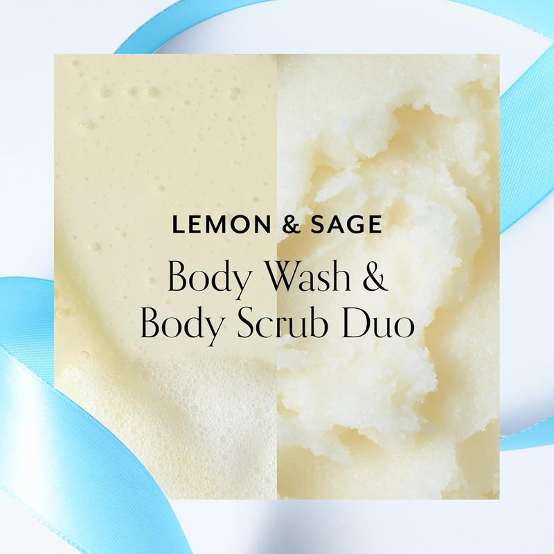 Bliss Lemon Love Exfoliating Duo Soapy Suds Body Wash Body Scrub with Shea Butter and Coconut Oil Lemon and Sage 17 Fl Oz Gentle and Hydrating for Supremely Soft Skin - Image 4