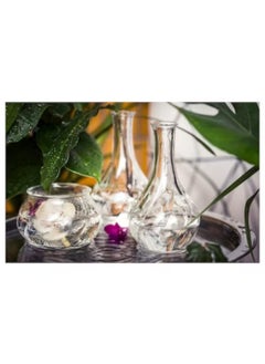 Graidient span Graidient span ikeaVILJESTARK Vase Clear Glass 17 cm 6  - Image 5