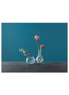 Graidient span Graidient span ikeaVILJESTARK Vase Clear Glass 17 cm 6  - Image 4