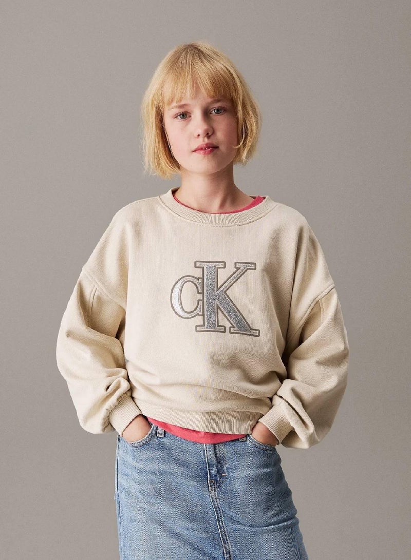 Calvin Klein Jeans Loose Logo Sweatshirt - Image 1