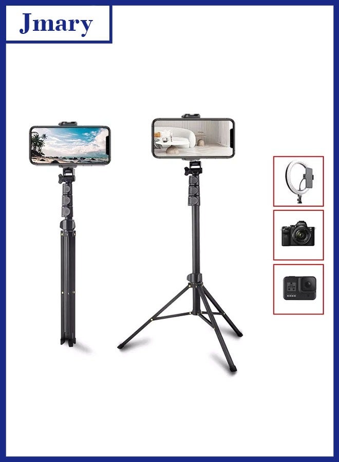 Jmary MT-36 Extendable Travel Tripod Stand with Phone Clip - Image 1