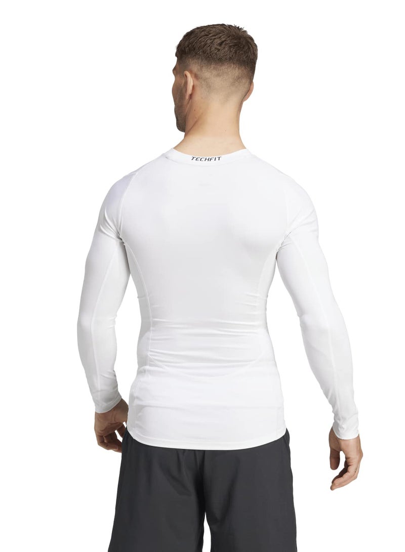 Adidas Techfit Compression Training Long Sleeve T-Shirt - Image 3