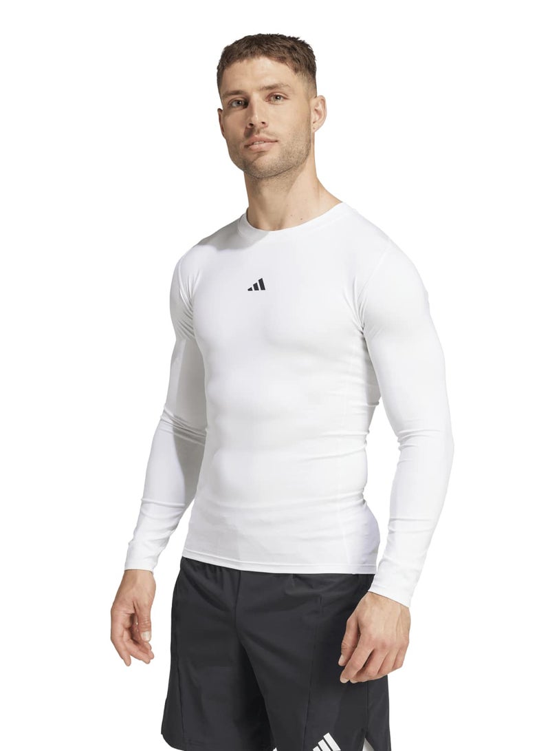 Adidas Techfit Compression Training Long Sleeve T-Shirt - Image 1