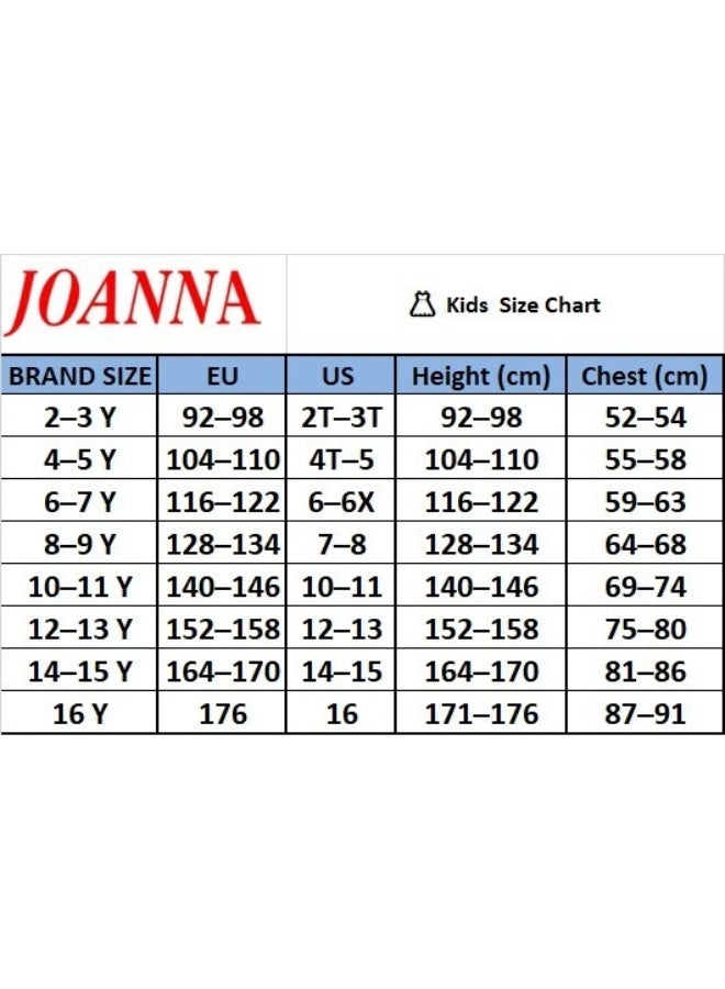 JOANNA JOANNA 23KY362B Girl's Long Back With Daisy Find Your Happiness Print Round Neck Short Sleeve T-Shirt - Purple/Blue/Pink  - Image 4