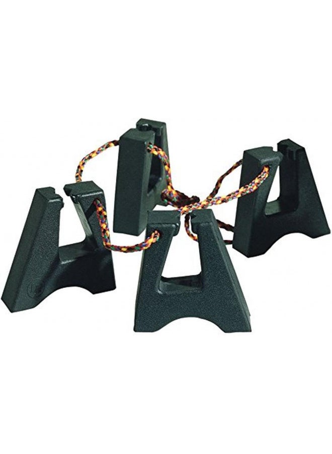 Latin Percussion - Latin Percussion LP637 Rubber Conga Feet,Black - Image 1