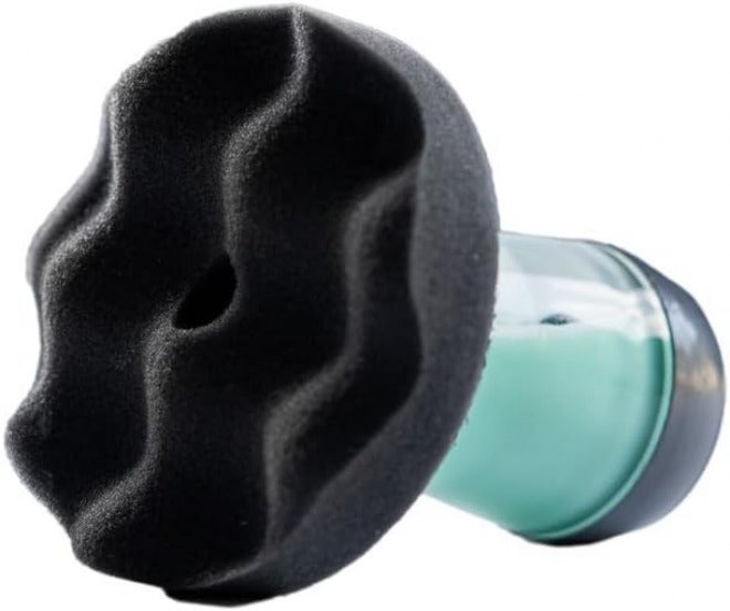 ExoForma Flow Tire Shine Applicator | Reusable Car & Truck Tire Dressing Applicator for No-Drip, Streak-Free Shine | Works with All Tire Shine & Gels | Professional Car Detailing Tool - Image 1