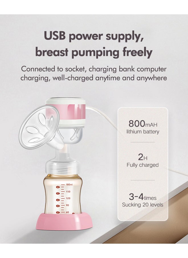 kiddoz Wireless Electric Breast Pump - Pink  - Image 4