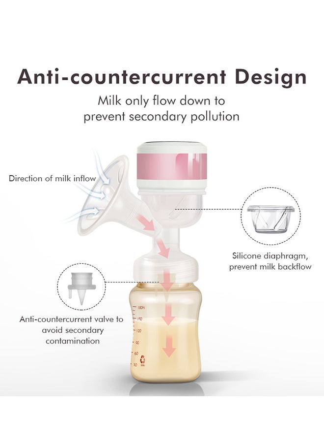 kiddoz Wireless Electric Breast Pump - Pink  - Image 2