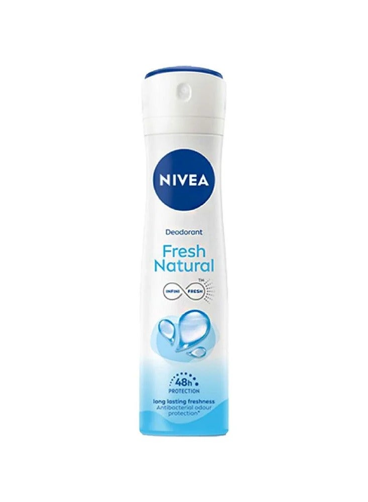 Nivea Deodorant Spray Fresh Natural - 150ml - Image 1
