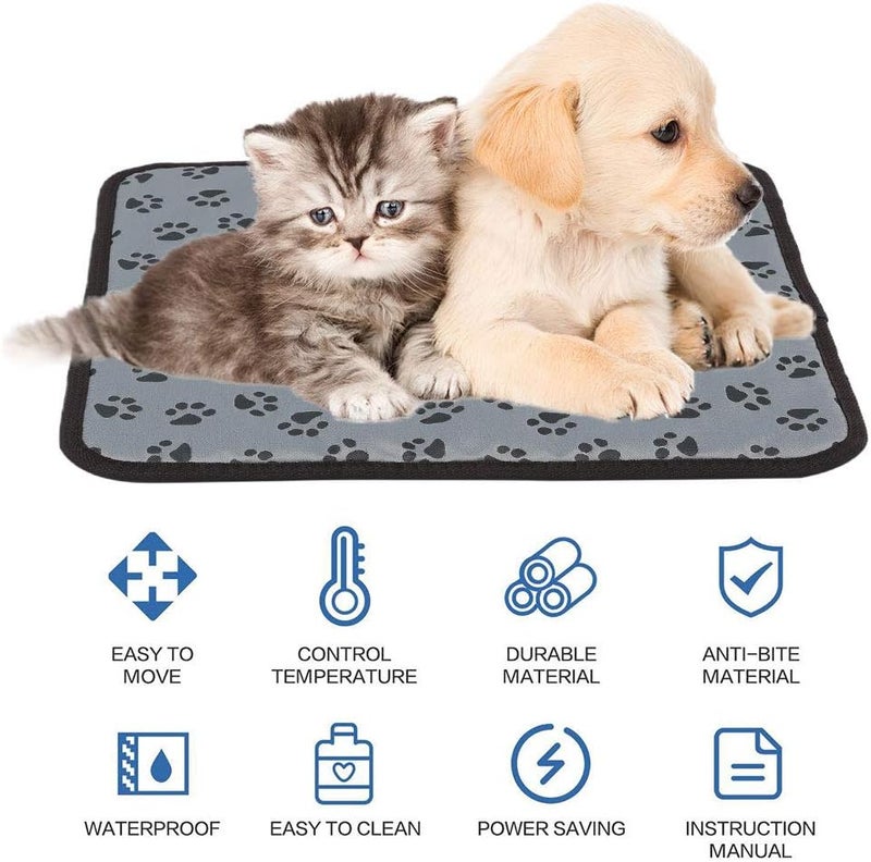 Adjustable Heating Pad For Dog Cat Puppy Power-off Protection Pet Electric Warm Mat Bed Waterproof Bite-resistant Wire - Image 4