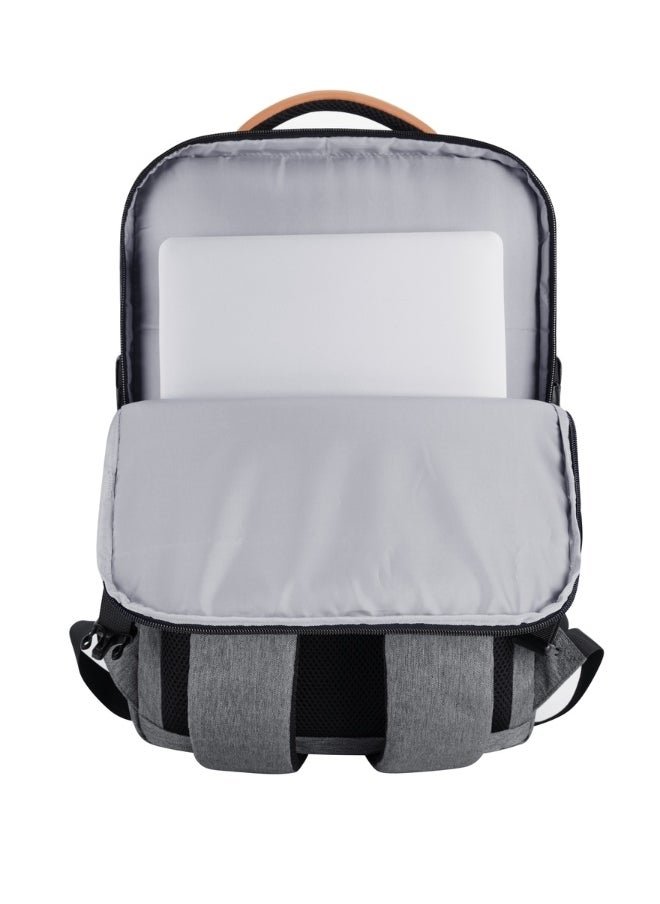 BAGSMART Grey Falco 40L Expandable Airline Approved Carry On Travel Backpack