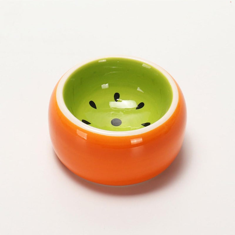 Ceramic Non Tip Hamster Food Bowl Small Animal Cage Dish Random Style - Image 5