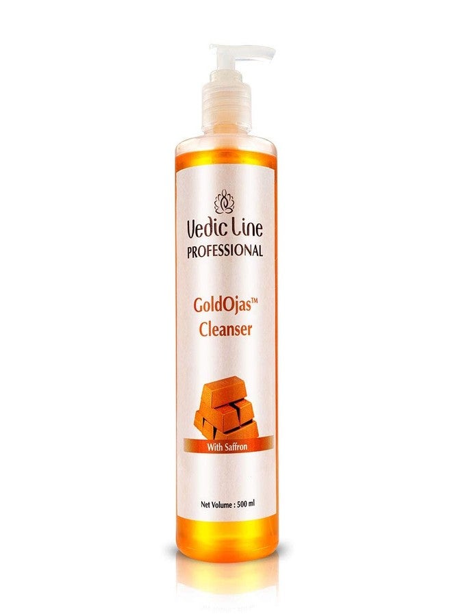 Vedic Line Vedicline Gold Ojus Serum, Lessen Signs of Aging with Gold Mica & Saffron, Helps to Restore Beautiful Glow, 500ml
