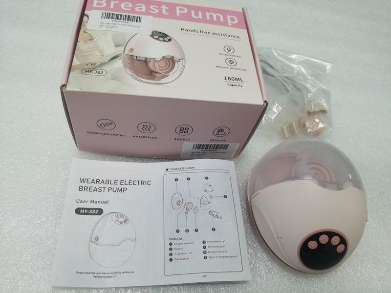 ARICHOMY Hands Free Breast Pump - Wearable Breast Pumps with 4 Modes 12 Levels, Portable Breast Pumping for Work Travel Night with Leak-Proof DoubleFit Flange, Ideal for Breast Pump - Image 4